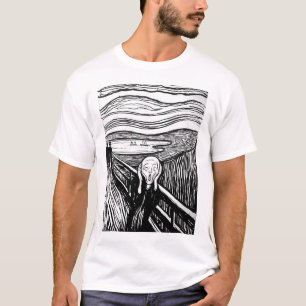 T-shirt Le cri perçant par Edvard Munch