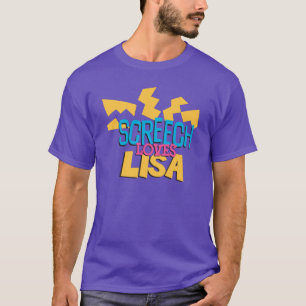 T-shirt Le cri strident aime Lisa