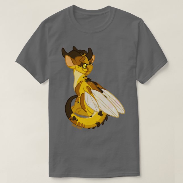 T-shirt Le cricket WOF, les ailes de feu (Design devant)