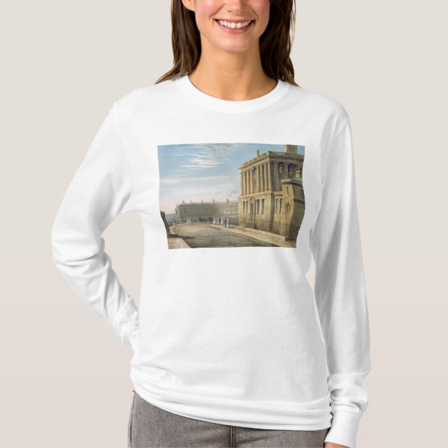 T-shirt Le croissant royal, Bath 1820 (Devant)