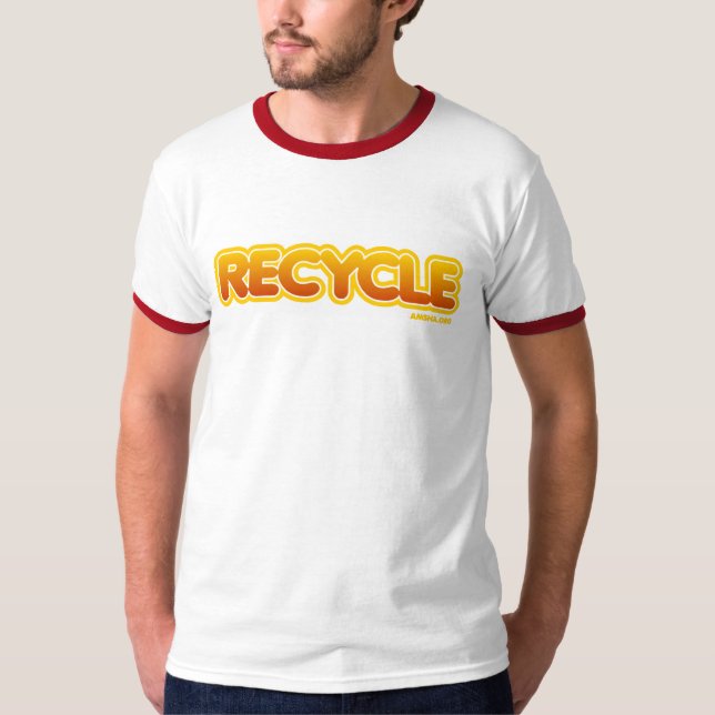 T-shirt Le cru réutilisent la sonnerie (Devant)