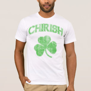 T-shirt Le cru se fanent le jour de St Patrick de shamrock
