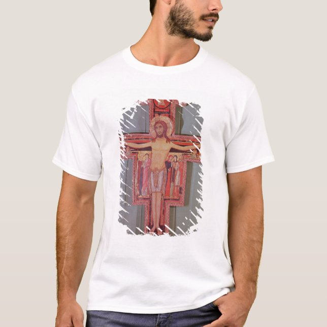 T-shirt Le crucifix de St Damian (Devant)