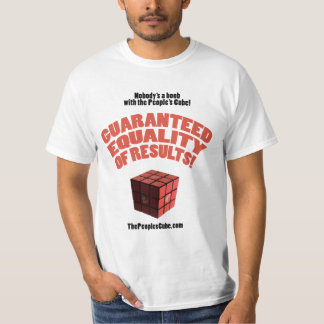 T-shirt Le cube des personnes - égalité garantie des