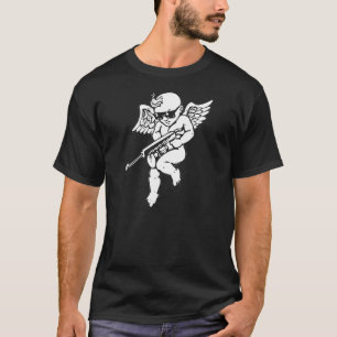 T-SHIRT LE CUPIDON VOUS TIRERA AVEC UNE ARME À FEU DE