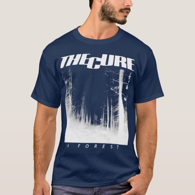 T-shirt Le Cure A Forest Dark Woods Graphic CADEAU PARFAIT (Devant)
