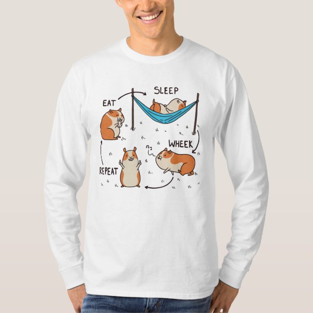 T-shirt Le cycle de vie d'un cobaye (Devant)
