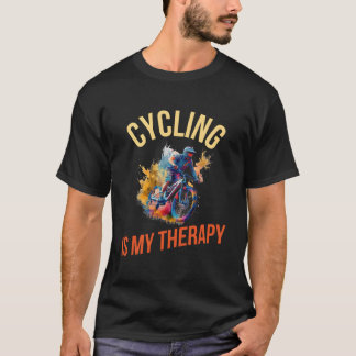 T-shirt Le Cyclisme Est Ma Thérapie