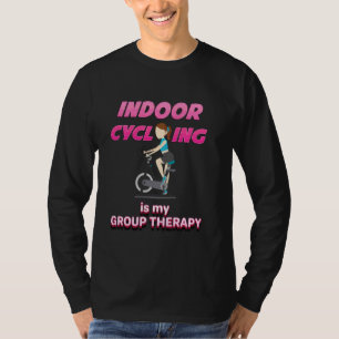T-shirt Le Cyclisme Intérieur Est Mon Groupe Thérapie Humo