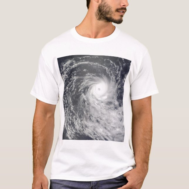 T-shirt Le cyclone Anja au-dessus du sud de l'océan Indien (Devant)
