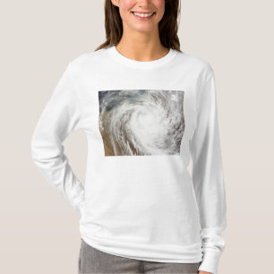 T-shirt Le cyclone Laurence s'éloigne de l'intérieur