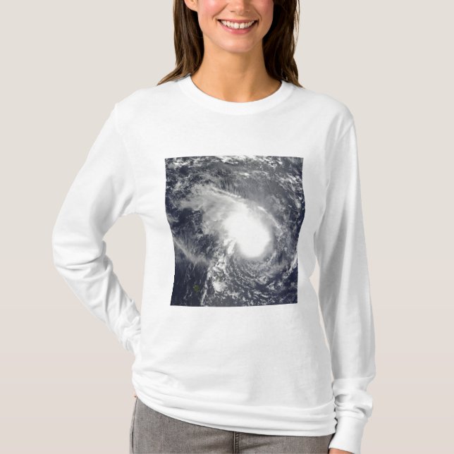 T-shirt Le cyclone tropical Gael s'approche de Madagascar (Devant)