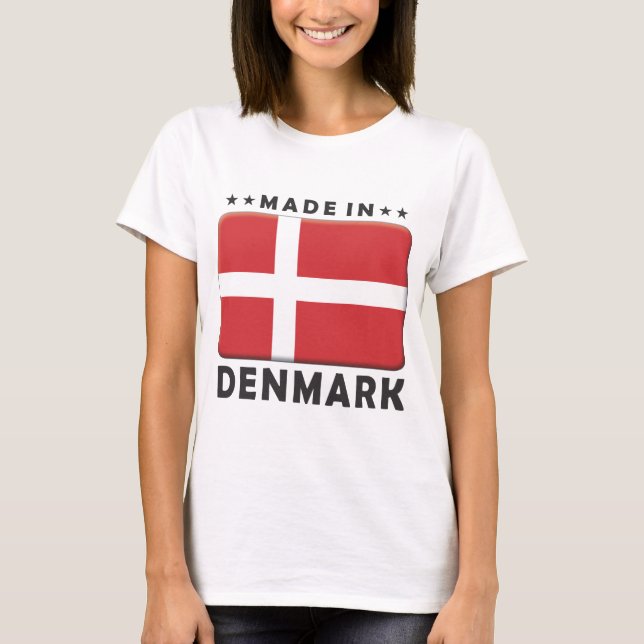 T-shirt Le Danemark a fait (Devant)