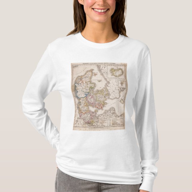 T-shirt Le Danemark et l'Allemagne (Devant)