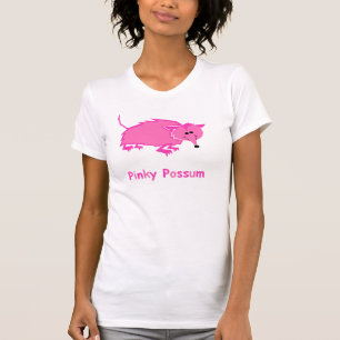 T-shirt Le débardeur rosâtre des femmes d'opossum