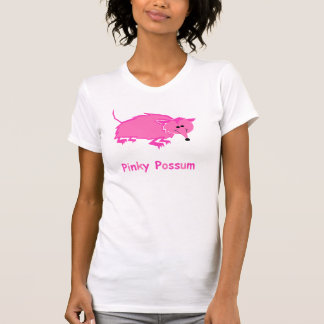 T-shirt Le débardeur rosâtre des femmes d'opossum