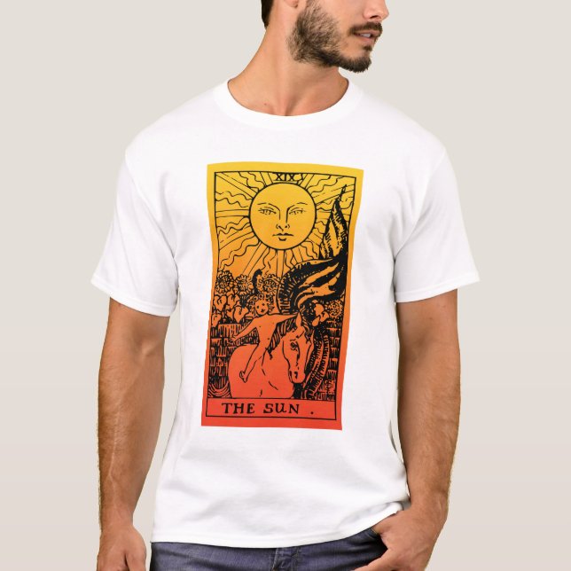T-shirt Le Dégradé du Tarot du Soleil (Devant)