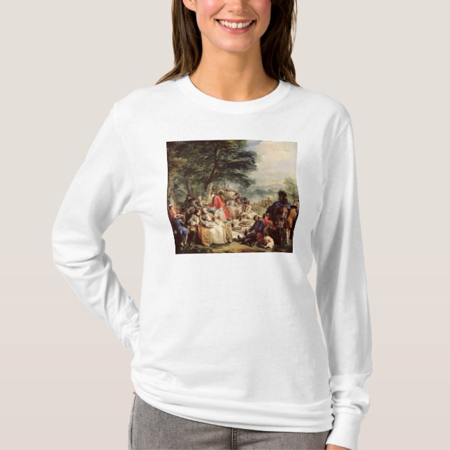 T-shirt Le déjeuner de chasse, 1737 (Devant)