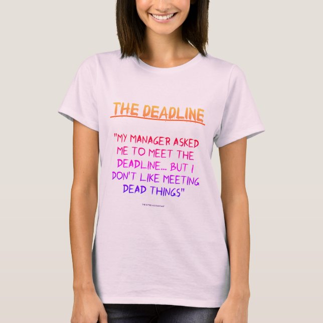 T-shirt "Le Délai" (Devant)