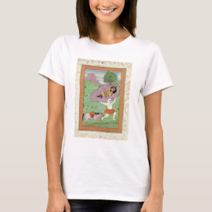 T-shirt Le démon blanc portant outre du sommeil Rustam,
