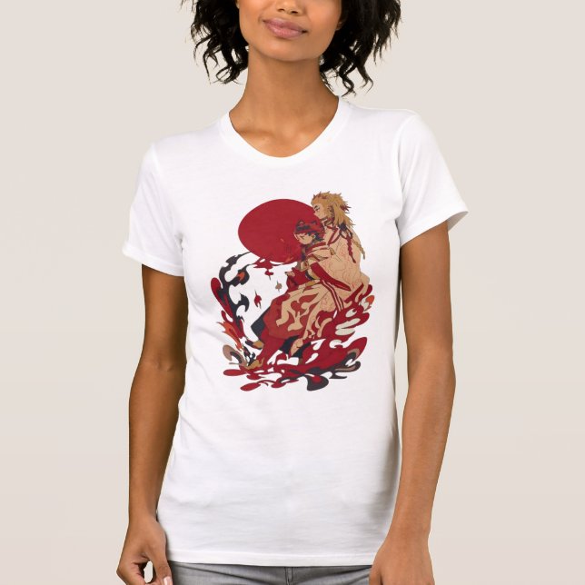 T-shirt le démon Kimetsu no Yaiba shinobu tanjiro  (Devant)