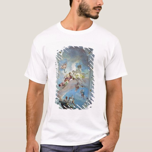 T-shirt Le départ de Vénus d'Adonis, 1707-08 (fresque) (Devant)