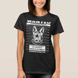 T-shirt Le Département de police de Wyandotte Tiré de mitr