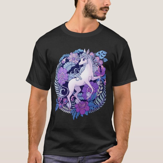 T-shirt Le dernier garçon licorne (Devant)