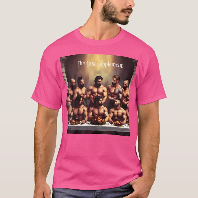 T-shirt Le Dernier Supplément Musculaire Hommes Muscle Gym (Devant)