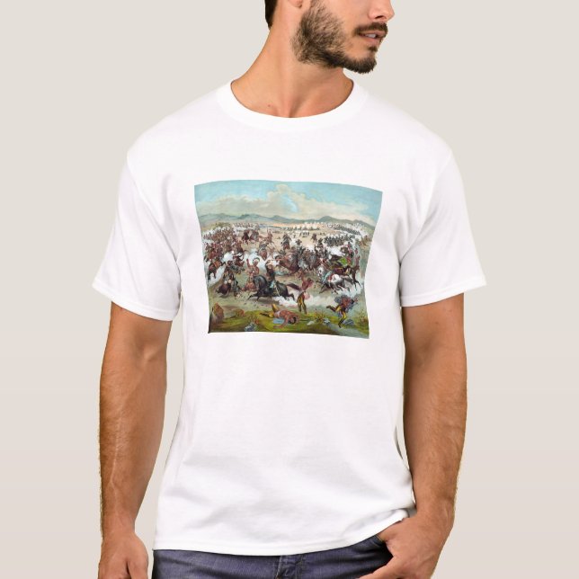 T-shirt Le dernier support de Custer (Devant)