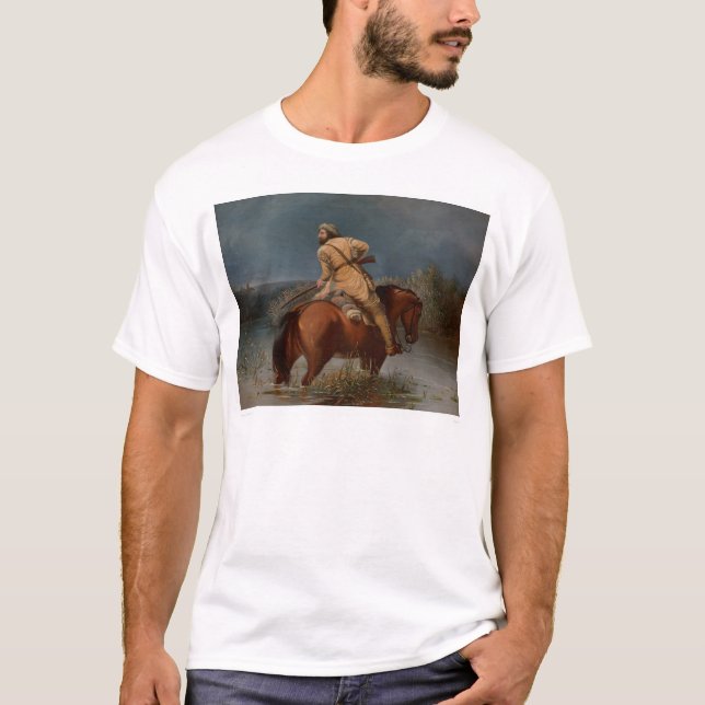 T-shirt Le dernier tir du trappeur (1388A) (Devant)
