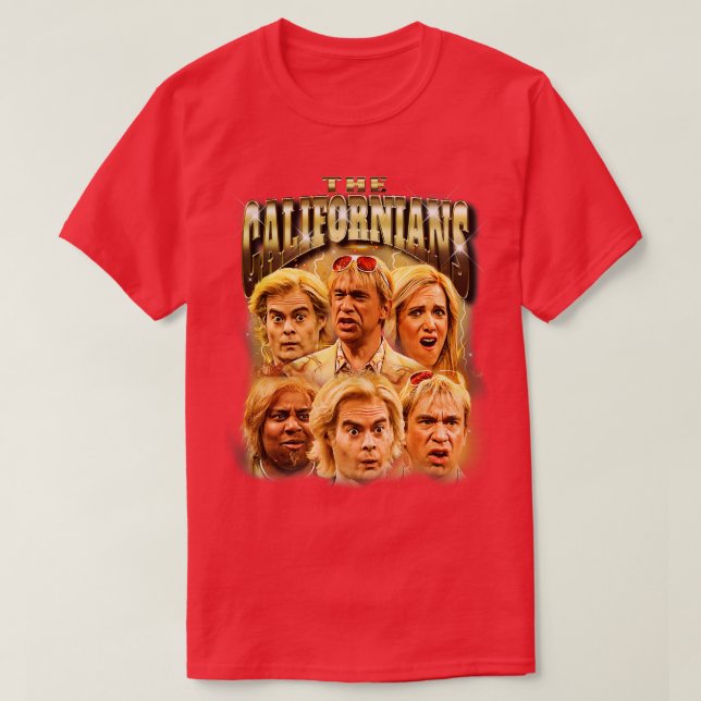 T-shirt Le design bootleg des années 90 en Californie (Design devant)