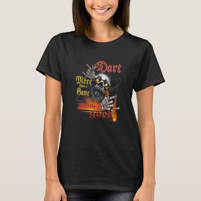 T-shirt Le design de squelette diabolique fléchit un diabl (Devant)