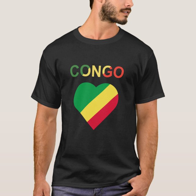 T-shirt Le design du Congo (Devant)