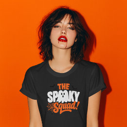 T-shirt Le design Halloween de la bande effrayante