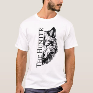 T-shirt Le design partagé The Hunter Wolf
