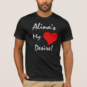 T-shirt Le désir de mon coeur d'Alina avec la