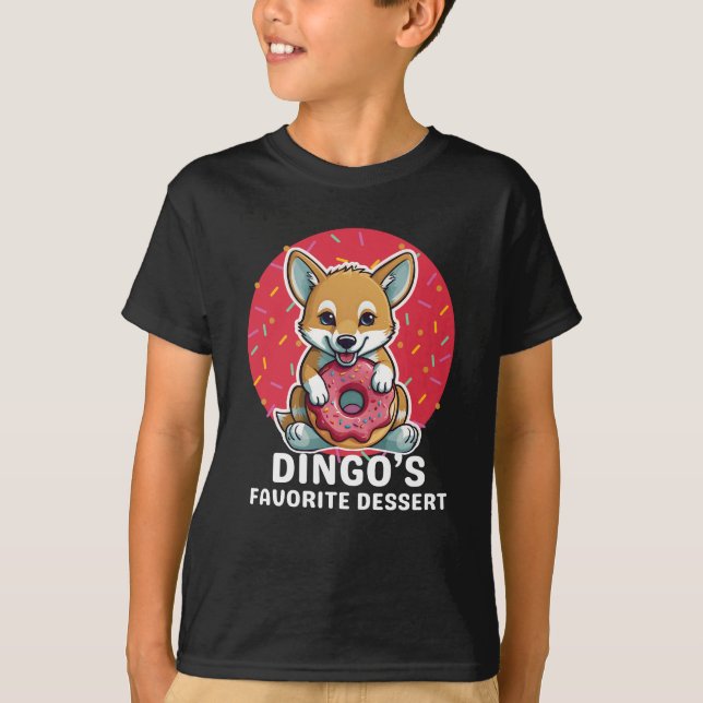 T-shirt Le dessert préféré de Dingo (Devant)