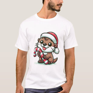 T-shirt Le dessin de Noël Otter