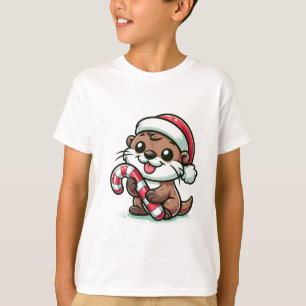 T-shirt Le dessin de Noël Otter