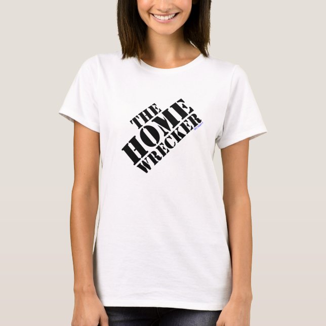 T-SHIRT LE DESSUS À LA MAISON DE SPAGHETTI DE NAUFRAGEUR (Devant)