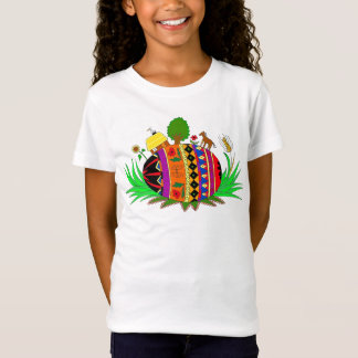 T-Shirt Le destin du monde, art populaire ukrainien