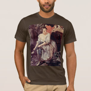 T-shirt Le détail de taverne "par Hogarth William