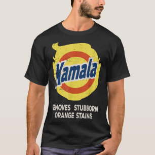 T-shirt Le détergent Kamala élimine les taches d'orange tê