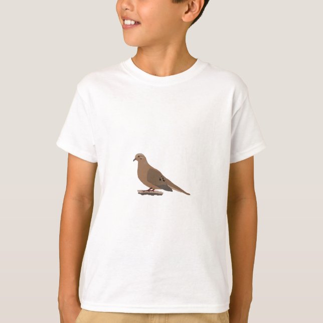 T-shirt Le deuil, l'amour ou la tortue ont plongé oiseau (Devant)