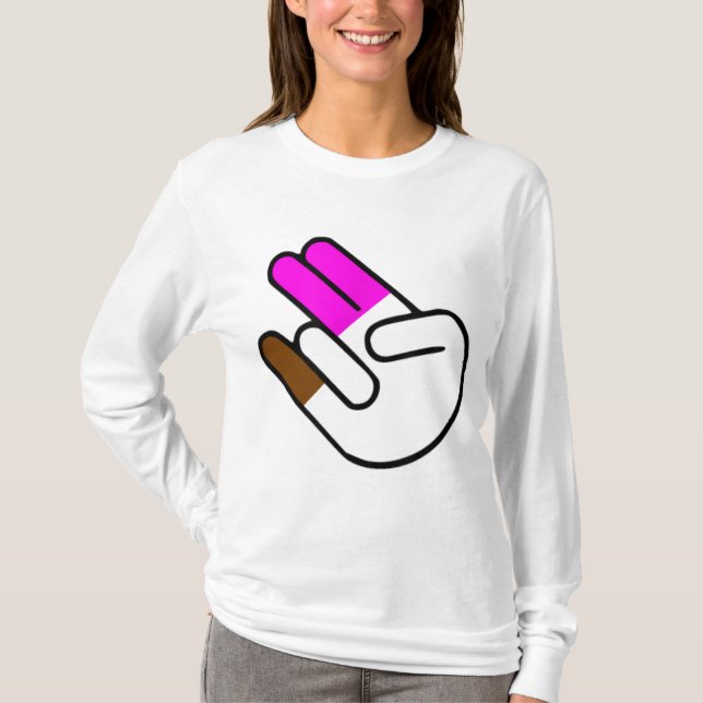 T-shirt Le Deux Chocker dans le rose dans le puant (Devant)