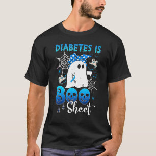 T-shirt Le Diabète est une feuille de seins Fantôme Diabèt