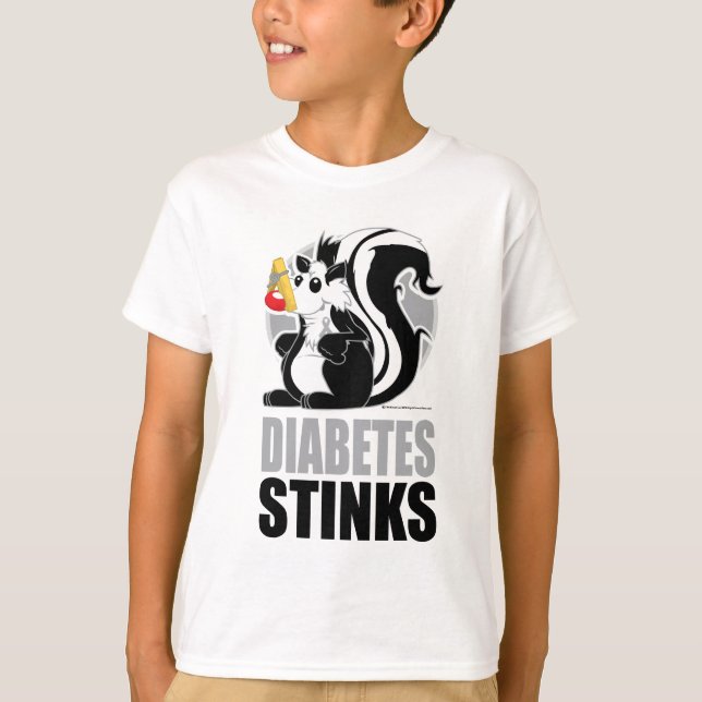 T-shirt Le diabète pue (Devant)