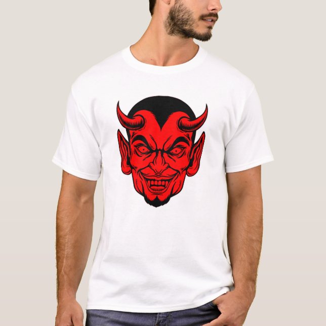 T-shirt Le diable art (Devant)