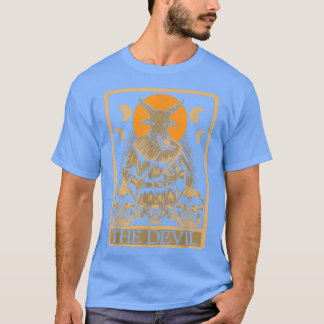 T-shirt Le Diable - Carte Tarot Gothique Lecture Fortune T
